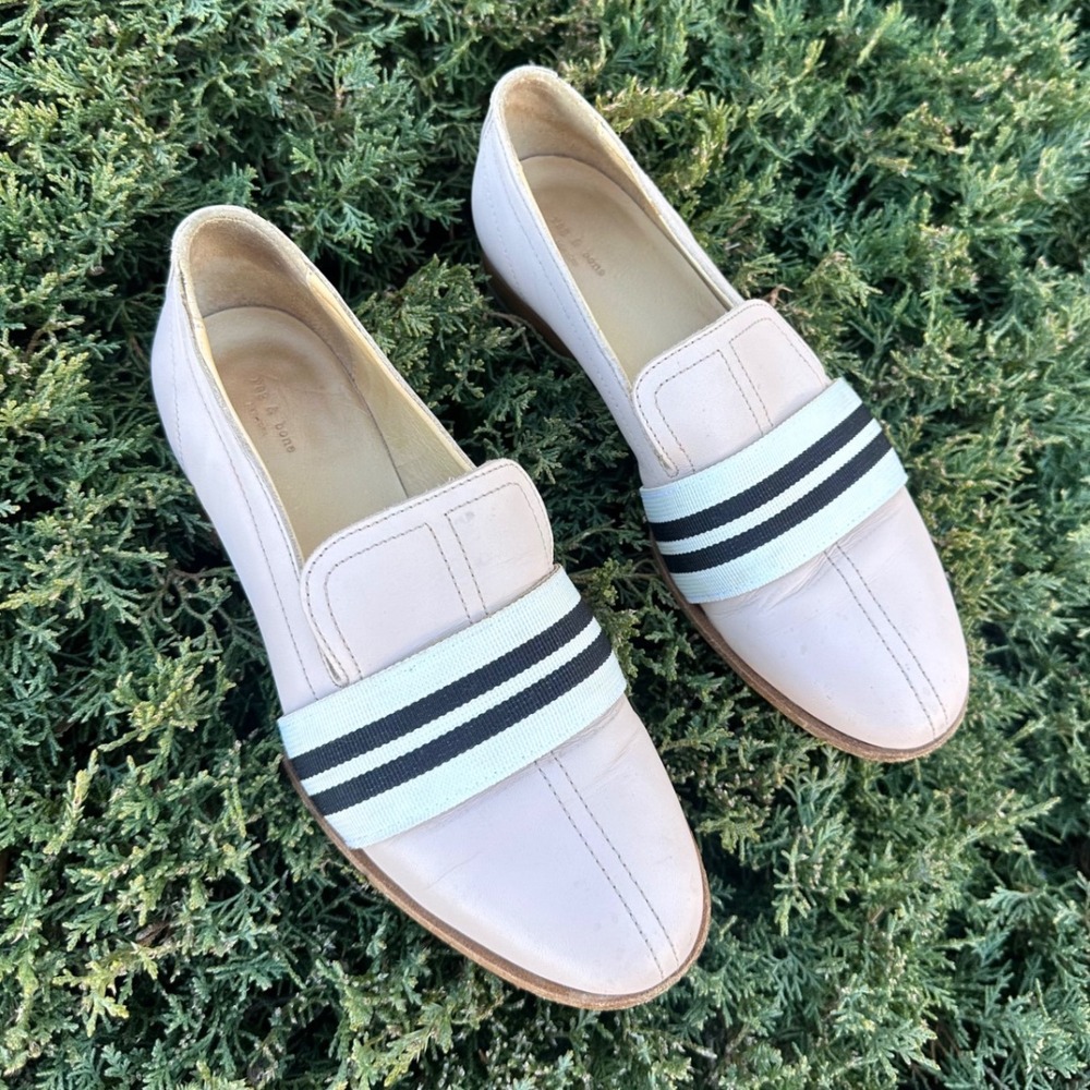 Rag & Bone Amber Leather Loafers‎ Women's Size 36 US Size 6 Pink